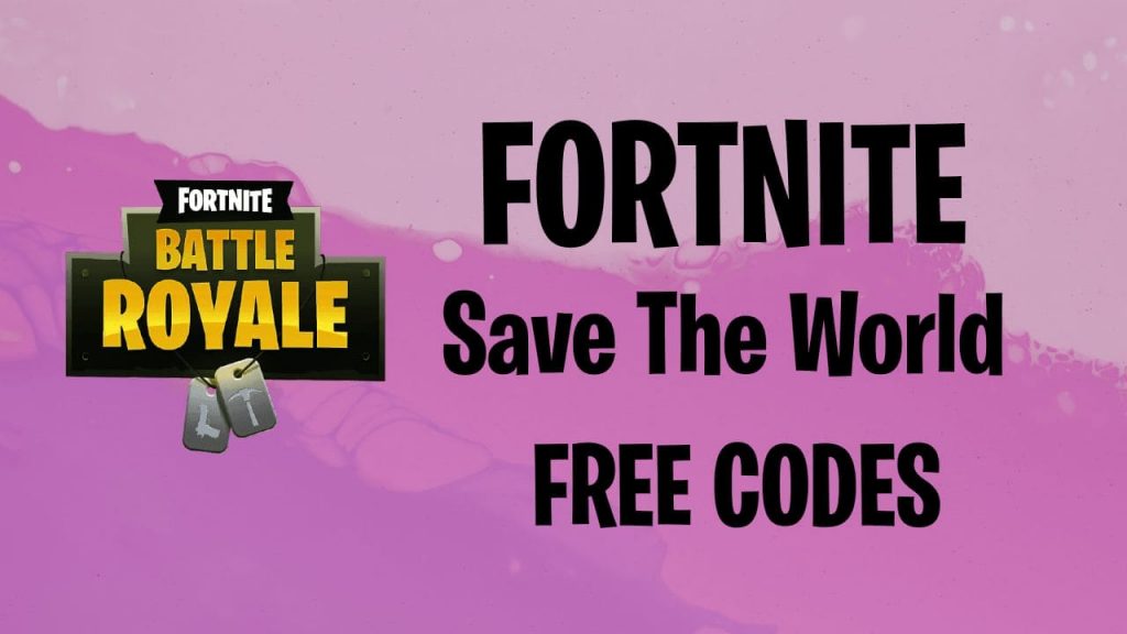 Save The World Fortnite Free Code