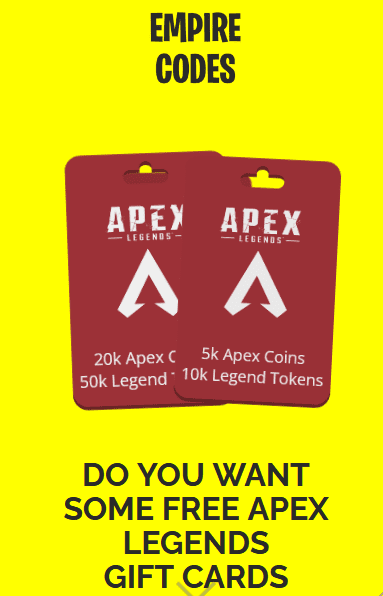 apex legends gift card
