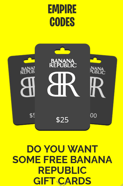 banana republic gift card discount