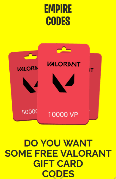 valorant gift card codes free