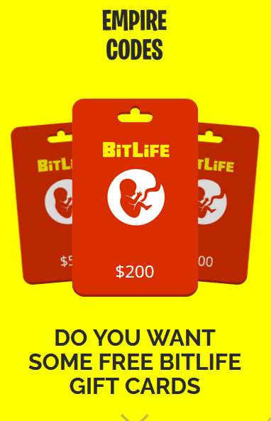 codes for bitlife
