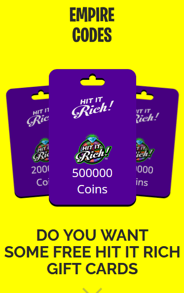 hit it rich free coins